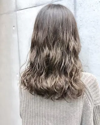 ロング パーマ ボブパーマコテ巻き風 パーマNo1深江秀平のヘアスタイル