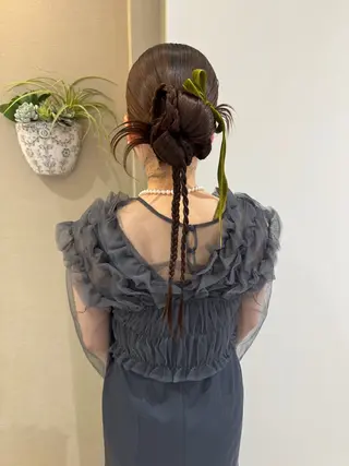 ヘアアレンジ 💫ダブルカラー/ アレンジ/珠季🍀のヘアスタイル