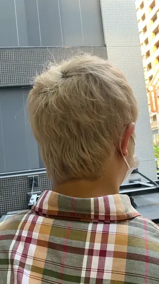 カラー メンズ 水相 智貴のヘアスタイル
