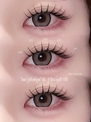 マツエク・マツパ fein.aoi🎀 🤍のマツエク・マツパデザイン