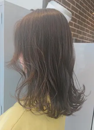 ミディアム カラー ヘアアレンジ スタイリスト 川添 のヘアスタイル