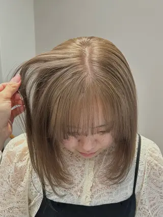 ショート カラー 立川 🫧 ブリーチ 艶髪カラー🧸✨️のヘアスタイル