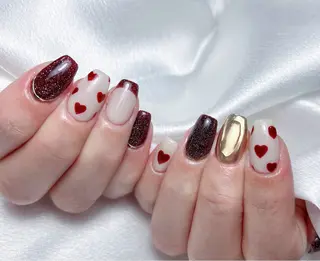 ネイル Aura  Nail 長さだし/パラジェルのネイルデザイン