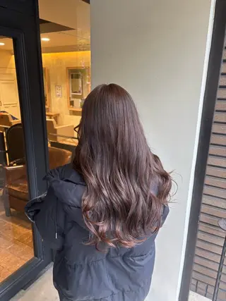 ロング hinano/ 梅田 カットモデルのヘアスタイル