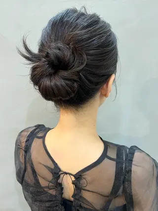 ヘアアレンジ ヘアメイクネイリスト hidemi中目黒のヘアスタイル