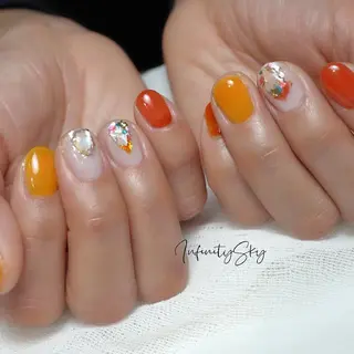 ネイル infinity skyのネイルデザイン