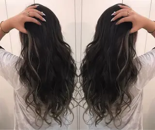 ロング カラー Shiho お洒落な エクステ♡ハイトーンのヘアスタイル
