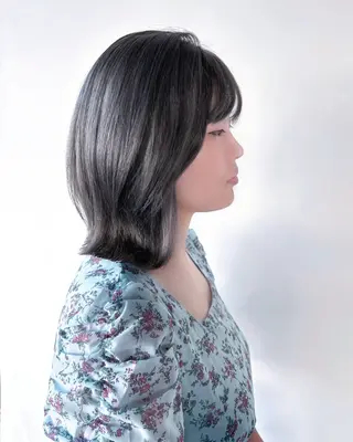 ミディアム 畑 浩之のヘアスタイル