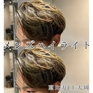 ミディアム カラー メンズ 似合う髪型見つけます AYAKAのヘアスタイル