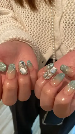 ロング カラー ネイル tetty nailsalonのネイルデザイン