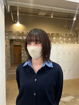 ミディアム カラー fit /HONOKAのヘアスタイル