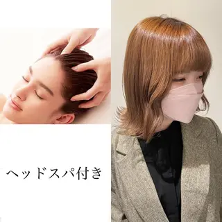 ミディアム カラー 💎巻ける縮毛矯正/ 艶髪💎石渕智也のヘアスタイル