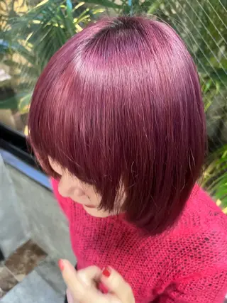 カラー ブリーチ/縮毛矯正 ❤️‍🔥シンノスケのヘアスタイル