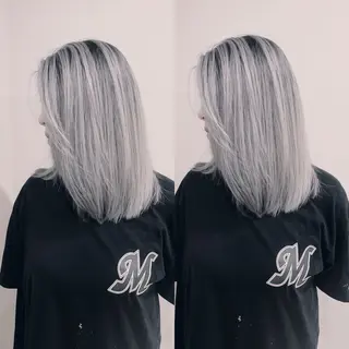ミディアム Y Uのヘアスタイル