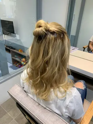 セミロング ヘアアレンジ stylist N0Nのヘアスタイル