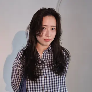 ロング カラー 東山 涼嘉のヘアスタイル