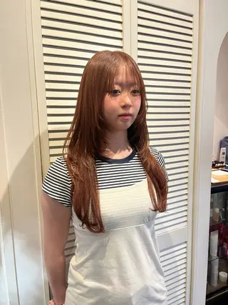 ロング sora / 渋谷 / ハイトーンのヘアスタイル