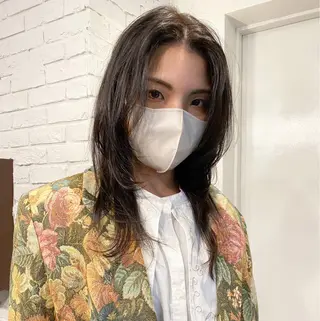 ロング カラー ヘアアレンジ レイヤーカット×髪質 改善🇰🇷シオリのヘアスタイル