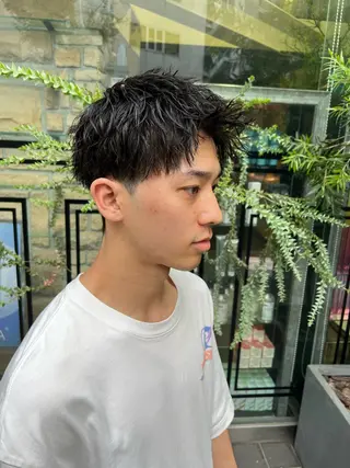 メンズ レイヤーカット メンズカット坂本翔のヘアスタイル