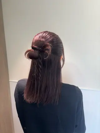 ミディアム ヘアアレンジ 表参道/アレンジ💐 /艶カラー/kahoのヘアスタイル
