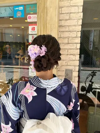 セミロング 🪐海外hair/パ ーマ/暖色/ミミ🌻のヘアスタイル