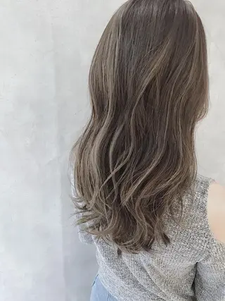 セミロング カラー MOU namba ムウナンバのヘアスタイル