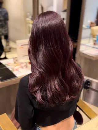 ロング 永田 幸枝のヘアスタイル
