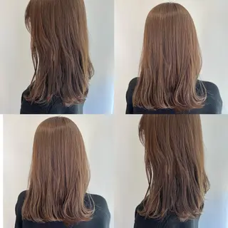 セミロング カラー パーマ ヘアアレンジ 加藤 綾華のヘアスタイル