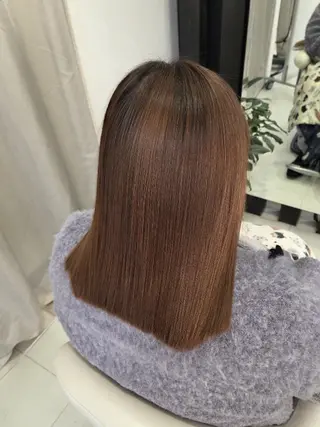セミロング 山本 莉奈のヘアスタイル