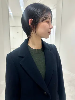 ショート 👔ボブ﹨髪質改善 ストレート🩳ももかのヘアスタイル