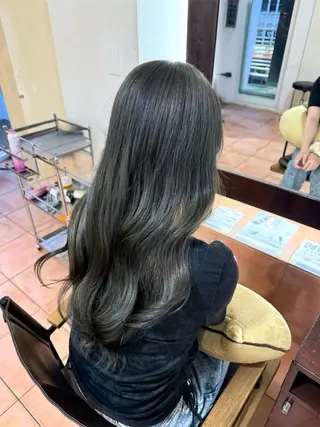 ロング カラー 🦋エクステ/透明感 カラー🦋宮川莉央のヘアスタイル