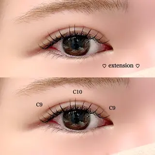 マツエク・マツパ Lucy's Eyelash小倉店のマツエク・マツパデザイン