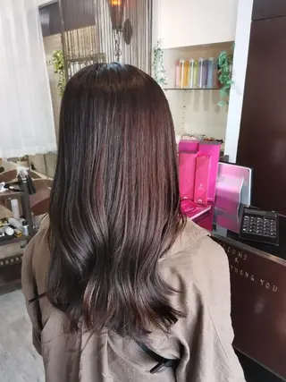 ロング ツヤ髪ケアカラー✨ 中谷良成のヘアスタイル