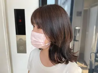 セミロング 大人女性の髪質改善 🫧鷹司郎のヘアスタイル