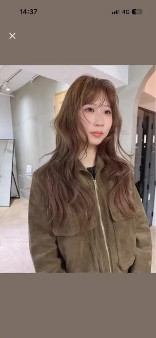 カラー 🪺透明感カラー/ ブリーチ/カエデ🪺のヘアスタイル