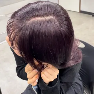 セミロング 表参道♡暗髪♡ 艶カラー♡アユミのヘアスタイル