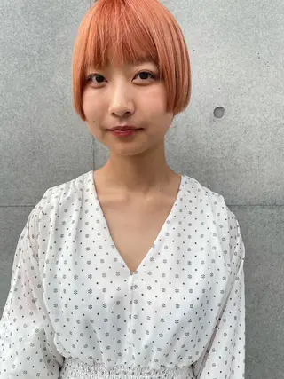 ショート カラー センスをお届けします 大谷将生infpのヘアスタイル