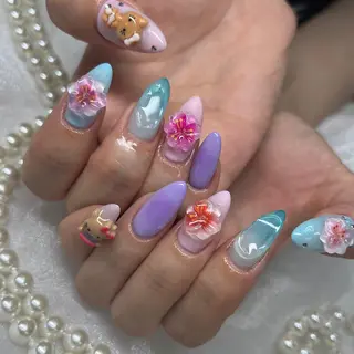 ネイル tener 🖤yua🖤のネイルデザイン