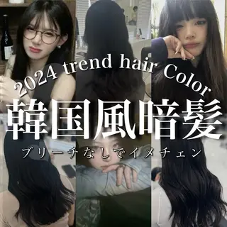 ロング カラー ブリーチなし特化 美容師💖SAE💖のヘアスタイル