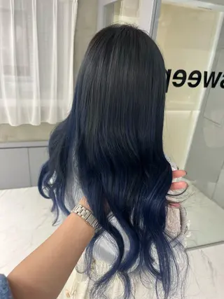 ロング りおな/髪質改善/ カラー /平尾のヘアスタイル