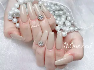 ネイル 長いだし/スカルプ/ パラシェルN.oneのネイルデザイン