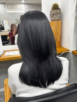 ロング カラー misa🫧ナチュラ ル縮毛矯正/髪質改善のヘアスタイル