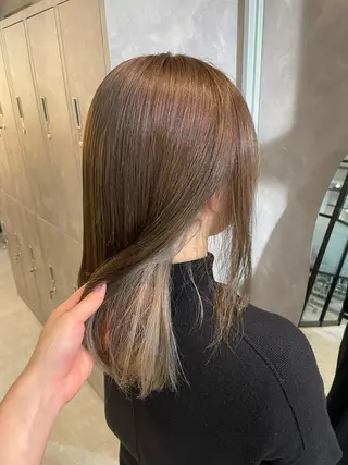 ミディアム カラー tocca千葉 ANNEX/せりなのヘアスタイル