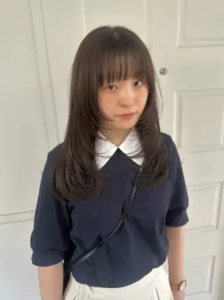 セミロング NAGISA 🎀透明感カラー🎀のヘアスタイル