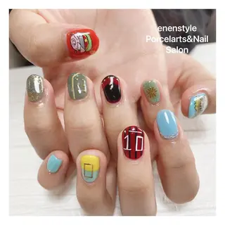 ショート ネイル 🐾enen style 🐾のネイルデザイン
