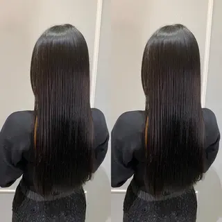 ロング 美髪矯正透明感カラー 江川　和輝のヘアスタイル