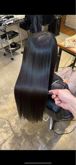 セミロング カラー ✨縮毛矯正/髪質改善 錦糸町/松坂拓馬のヘアスタイル