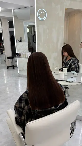 ロング カラー 透明感カラー 💋🩷りなのヘアスタイル