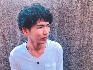 ショート カラー パーマ メンズ ちこ .のヘアスタイル