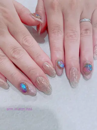 ネイル arm in arm ︎✿Yamamotoのマツエク・マツパデザイン